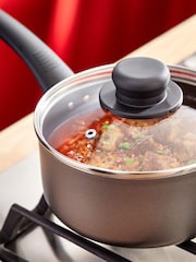 Judge Pewter Everyday 5 Piece Non-Stick Saucepan Set - Image 2 of 5