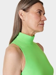 Sweaty Betty Zest Green Zest Explorer High Neck Sleeveless Top - Image 5 of 7