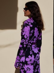 Dancing Leopard Frankie Wrap Black Dress - Image 2 of 4