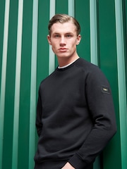 Flyers Mens Loose Fit Black Sweatshirt - Image 1 of 9