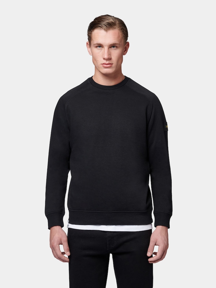Flyers Mens Loose Fit Black Sweatshirt - Image 2 of 9