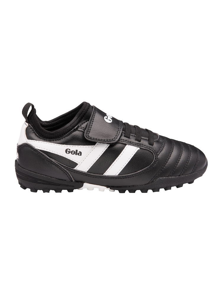 Negro/Blanco - Botas de fútbol de microfibra con cierre de velcro de niño Ceptor Turf de Gola - Imagen 1 de 5 Negro/Blanco - Botas de fútbol de microfibra con cierre de velcro de niño Ceptor Turf de Gola - Imagen 1 de 5