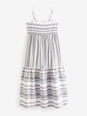 JDY Graphic Print Tiered Summer Maxi Dress - Image 1 of 3