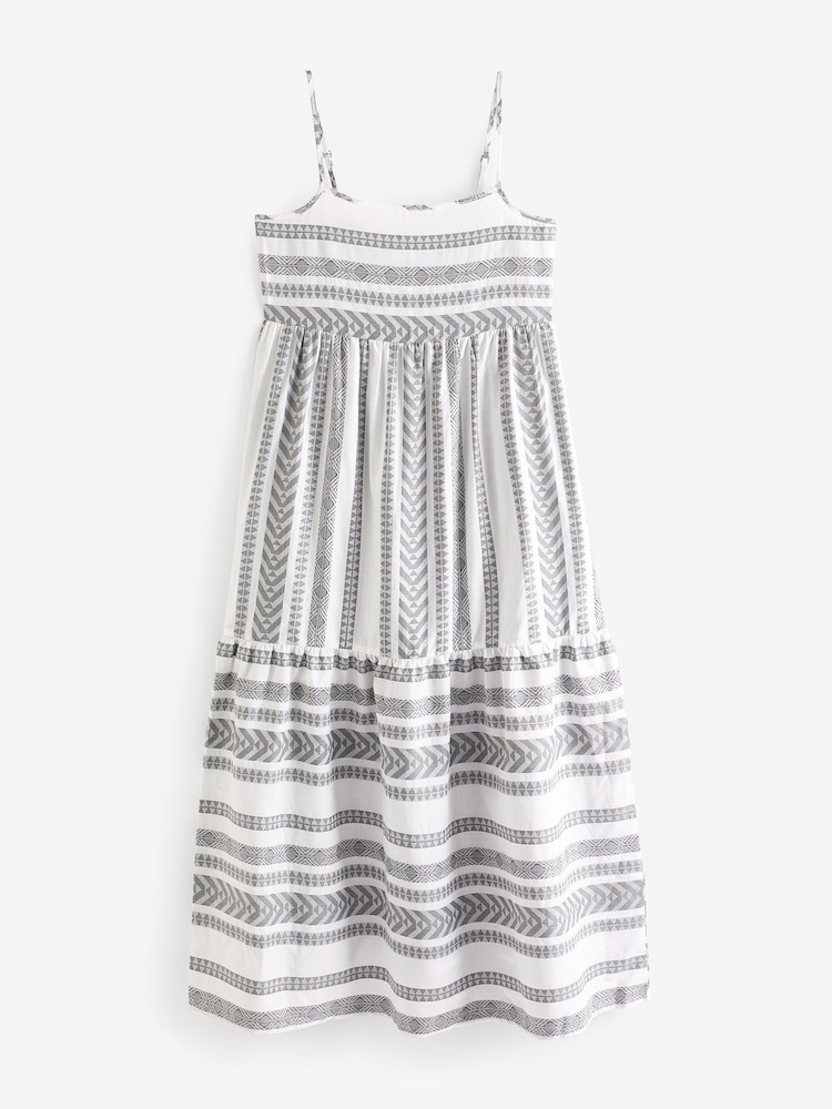 JDY Graphic Print Tiered Summer Maxi Dress - Image 1 of 3