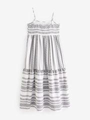 JDY Graphic Print Tiered Summer Maxi Dress - Image 2 of 3