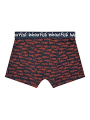 Verde - Boxeri Weird Fish Ashridge, pachet de 3 - Imaginea 2 din 4