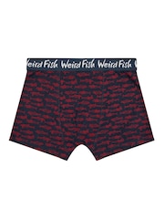 Verde - Boxeri Weird Fish Ashridge, pachet de 3 - Imaginea 4 din 4