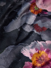 B By Ted Baker Navy/Pink Reversible Waterfall Floral Cardigan - Image 8 of 8