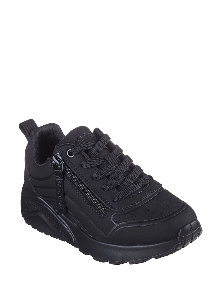 Skechers Kids Uno Lite Easy Zip School Trainers - Imagen 2 de 3