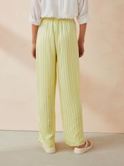 American Vintage Green Shaning Straight Striped 100% Cotton Trousers - Image 2 of 4