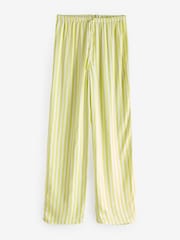 American Vintage Green Shaning Straight Striped 100% Cotton Trousers - Image 4 of 4