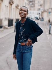 Aspiga Navy Blue Brittany Cardigan - Image 2 of 4