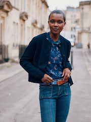 Aspiga Navy Blue Brittany Cardigan - Image 3 of 4
