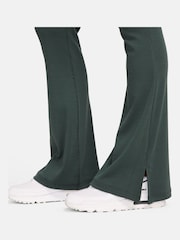 Nike Dark Green Chill Knit Mini-Rib Flared Leggings - Image 3 of 3