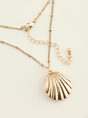 Rockett St George Gold Tone Shell and Pearl Necklace - Image 6 of 6
