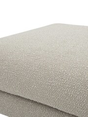 Barker and Stonehouse Brown Larkin Boucle Ottoman Footstool - Image 5 of 6