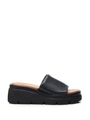 Moda In Pelle Namya High One Band Netty Wedges - Image 1 of 4