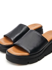 Moda In Pelle Namya High One Band Netty Wedges - Image 2 of 4