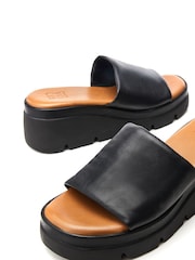 Moda In Pelle Namya High One Band Netty Wedges - Image 4 of 4