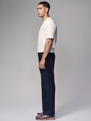 Blue Rinse Relaxed Fit Vintage Wash Denim Jeans - Image 3 of 10