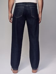 Blue Rinse Relaxed Fit Vintage Wash Denim Jeans - Image 4 of 10