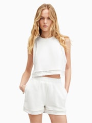 AllSaints White Ewelina Lila Top - Image 1 of 6