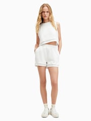 AllSaints White Ewelina Lila Top - Image 4 of 6