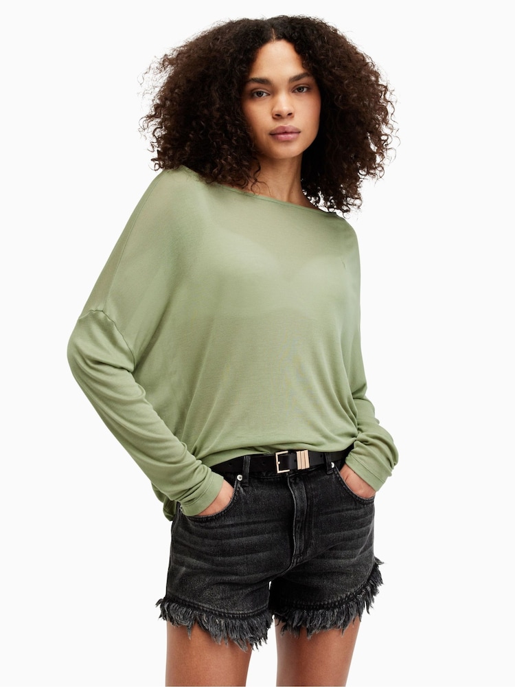 AllSaints Green Rita Francesco T-Shirt - Image 1 of 6