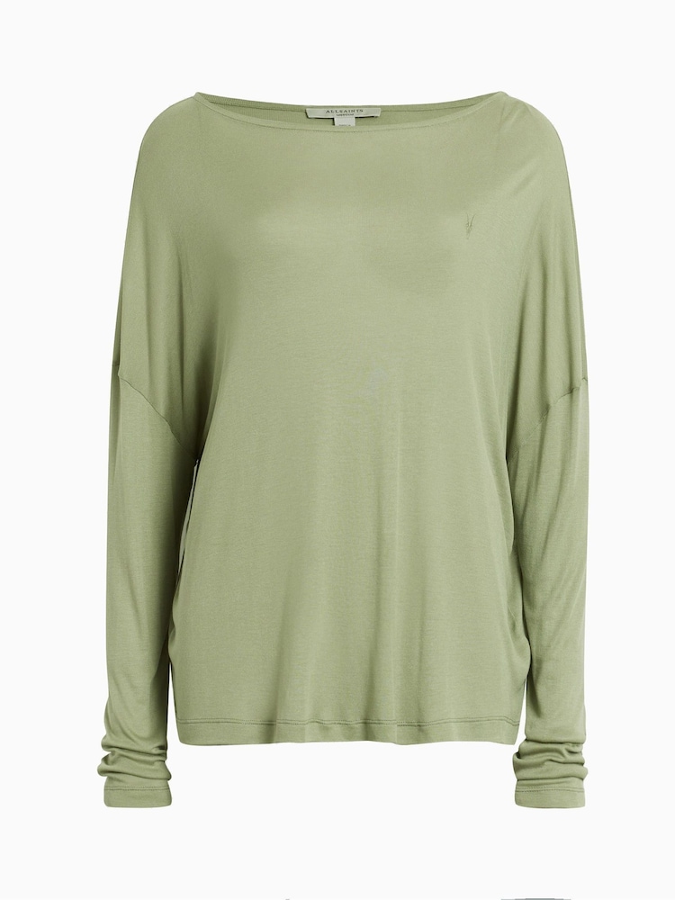 AllSaints Green Rita Francesco T-Shirt - Image 6 of 6