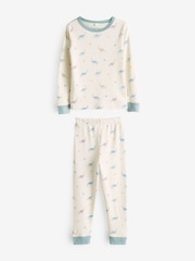 MORI Cream Organic Cotton & Bamboo Long Sleeve Pyjamas - Image 5 of 7