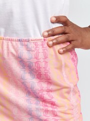 Juicy Couture Mädchen Durchgehend bedruckter Rock mit Raffung, Pink - Bild 4 von 4