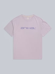 Animal Light Purple Womens Leena Boxy 100% Cotton T-Shirt - Image 5 of 7