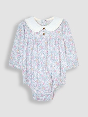 JoJo Maman Bébé Pink 2-Piece Ditsy Floral Body Set - Image 2 of 4
