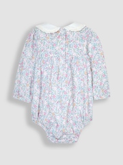 JoJo Maman Bébé Pink 2-Piece Ditsy Floral Body Set - Image 3 of 4