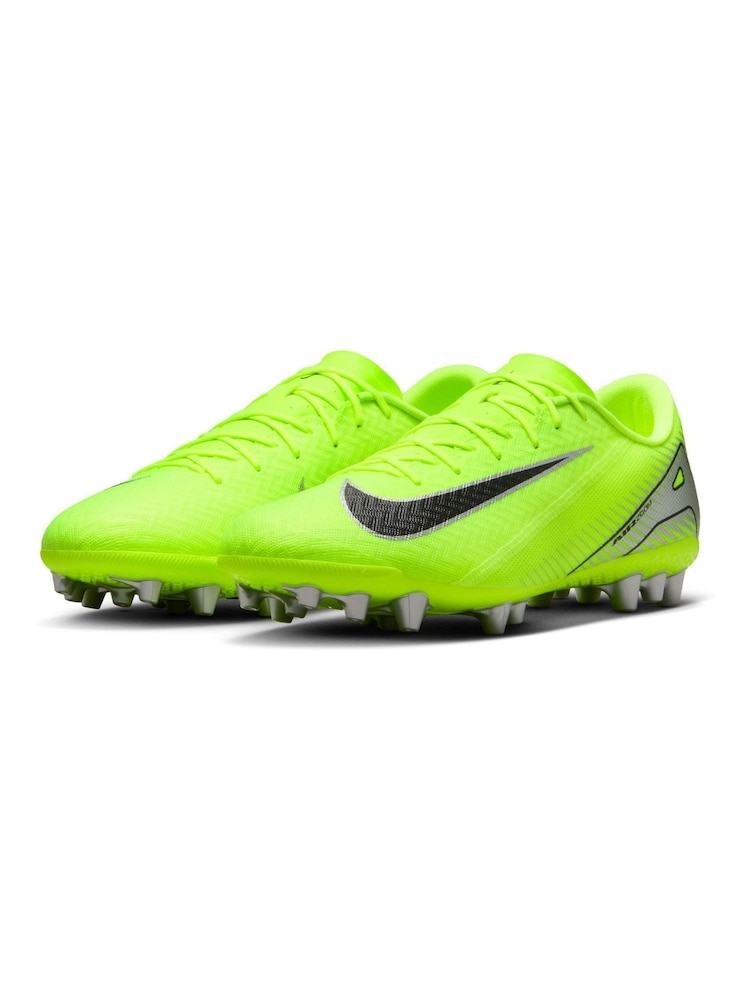 Nike Volt/Black Adults Zoom Mercurial Vapor 16 Academy Artificial Ground Football Boots - Image 3 of 9