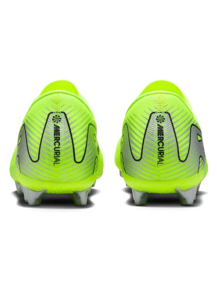 Nike Volt/Black Adults Zoom Mercurial Vapor 16 Academy Artificial Ground Football Boots - Image 4 of 9