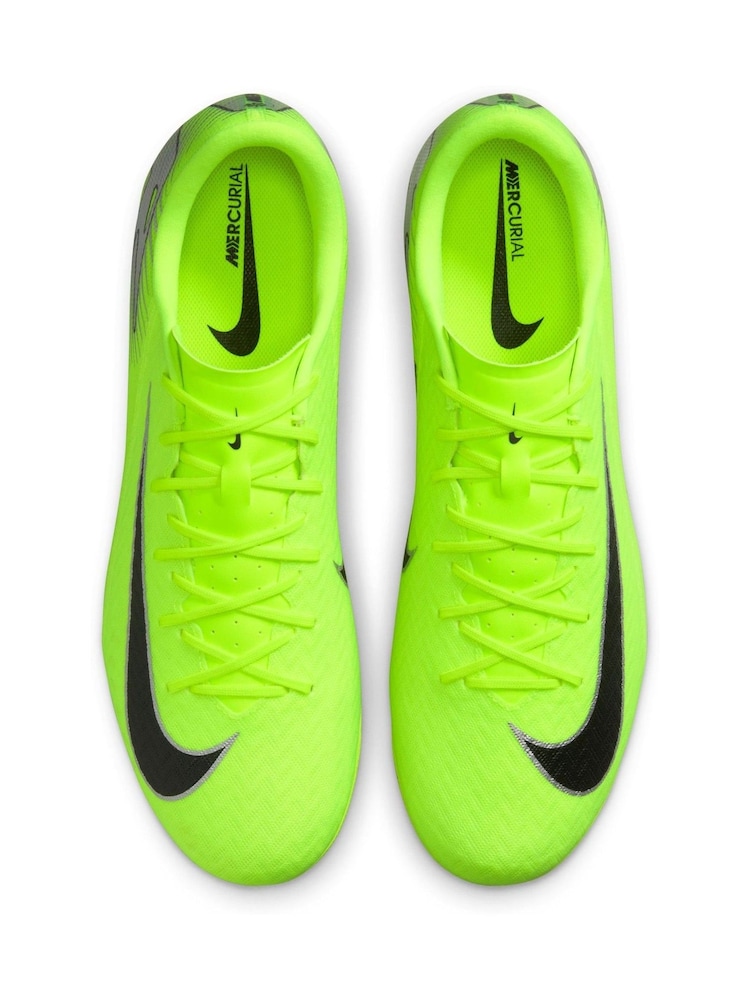 Nike Volt/Black Adults Zoom Mercurial Vapor 16 Academy Artificial Ground Football Boots - Image 5 of 9