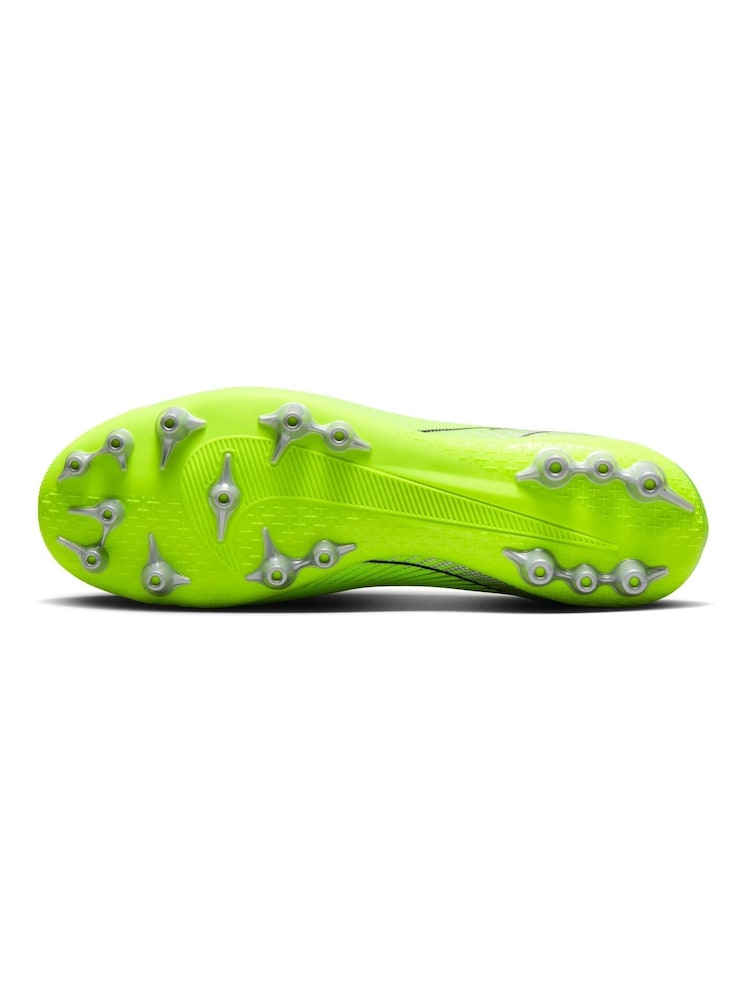 Nike Volt/Black Adults Zoom Mercurial Vapor 16 Academy Artificial Ground Football Boots - Image 6 of 9