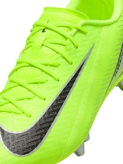 Nike Volt/Black Adults Zoom Mercurial Vapor 16 Academy Artificial Ground Football Boots - Image 7 of 9