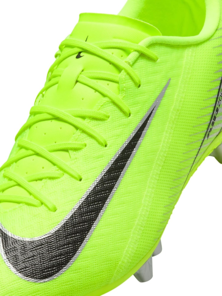 Nike Volt/Black Adults Zoom Mercurial Vapor 16 Academy Artificial Ground Football Boots - Image 7 of 9