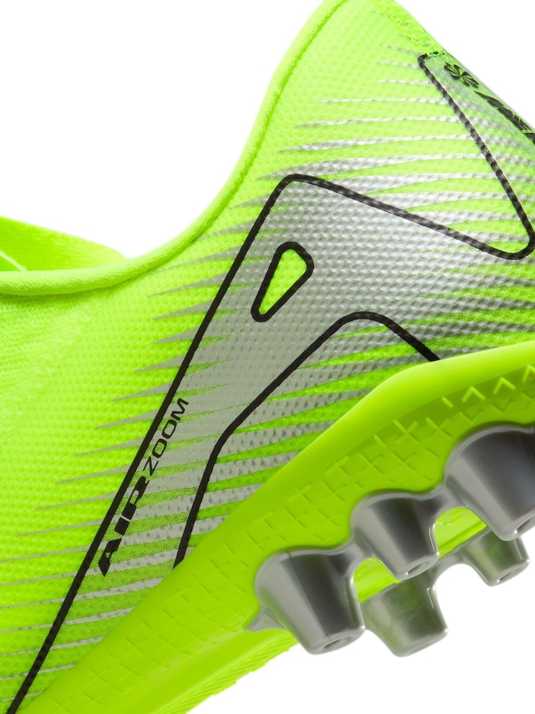 Nike Volt/Black Adults Zoom Mercurial Vapor 16 Academy Artificial Ground Football Boots - Image 8 of 9