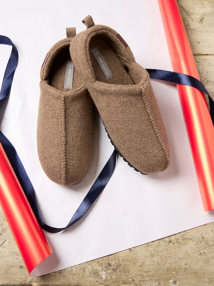 FatFace Frank Oatmeal House Shoes - Image 3 of 3
