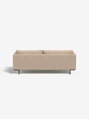 MADE.COM Cotton Weave Oatmeal Harlow 3 Seater Sofa - Image 2 of 7