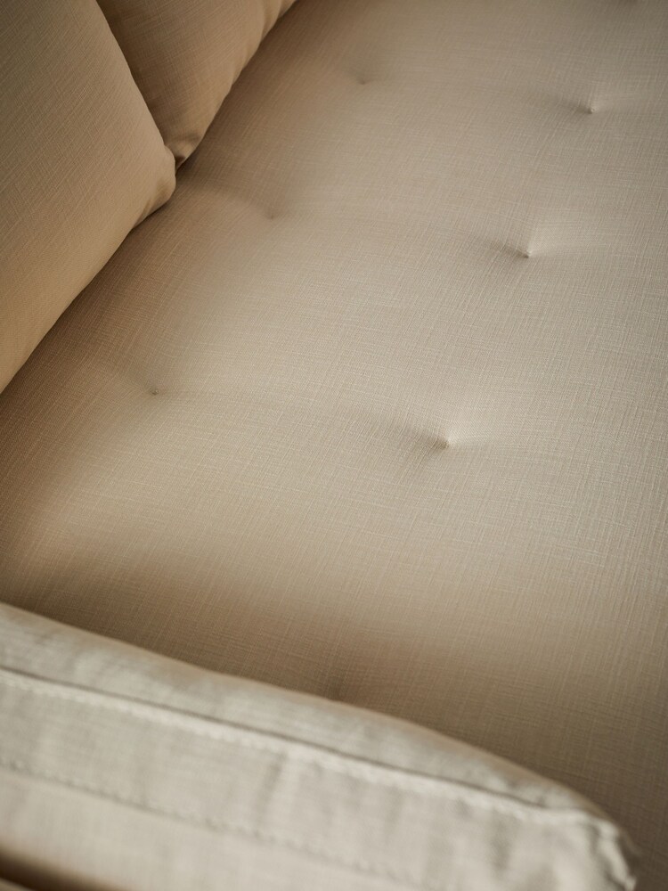 MADE.COM Cotton Weave Oatmeal Harlow 3 Seater Sofa - Image 7 of 7