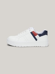 Tommy Hilfiger Flag Low Cut Lace-up White Sneakers - Image 5 of 5