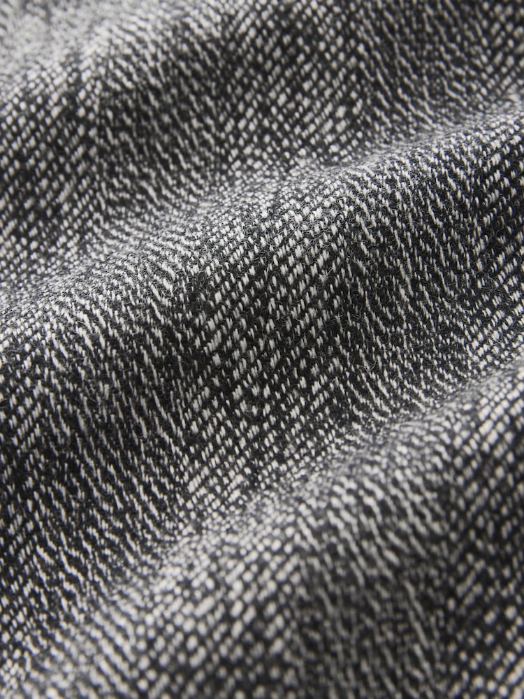 Black/White Premium Herringbone Wool Rich Blazer - Image 7 of 7
