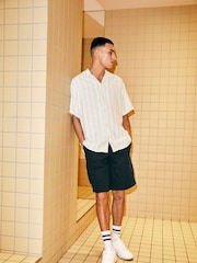 Schwarz - JACK & JONES 100% Cotton Cargo Utility Shorts - Bild 6 von 8