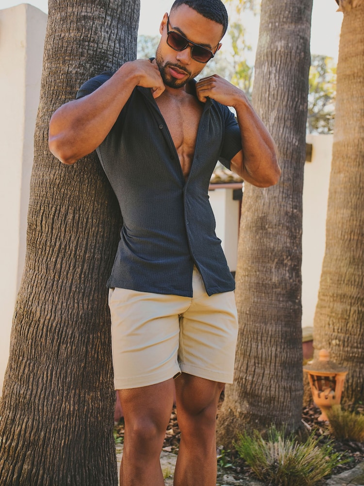 Tailored Athlete Natural Muscle Fit Stretch Chino Shorts - Image 6 of 6 Tailored Athlete Natural Muscle Fit Stretch Chino Shorts - Image 6 of 6