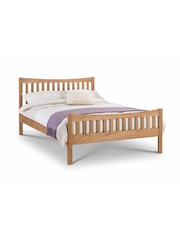 Julian Bowen Natural Oak Bergamo Wooden Bed - Image 1 of 2