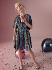 Rainbow Shimmer Party Dress (3-14yrs) - Image 1 of 8